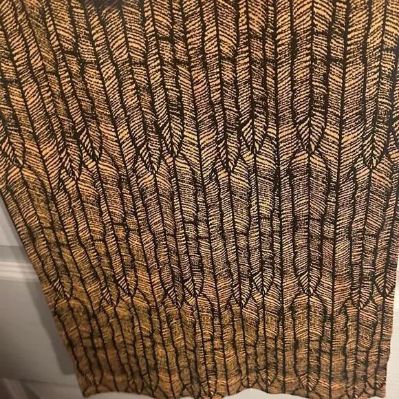 Niki Biki Orange and Black Patterned Tank Top - Picture 6 of 6